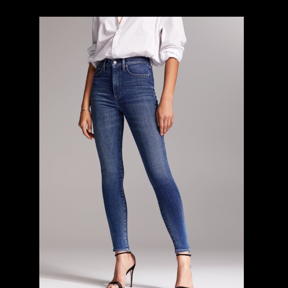Aritzia Denim Forumn High rise crop skinny sz 26